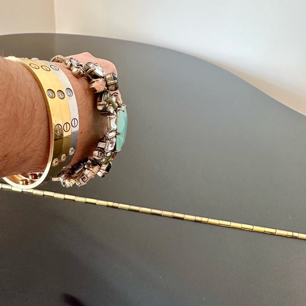 NWT Vintage RARE luxury J. Crew Art Deco Inspired Crystal Statement Bracelet - Picture 17 of 17